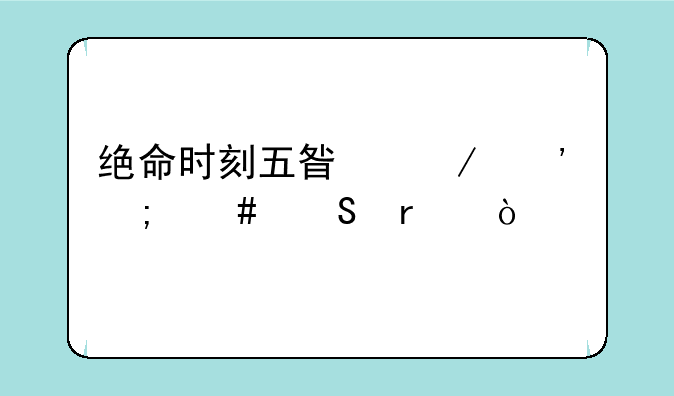 绝命时刻五星之光怎么联机？