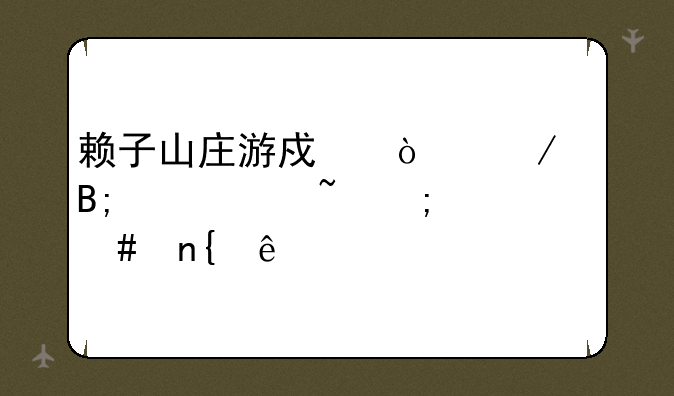 赖子山庄游戏开始以后没声音怎么回事